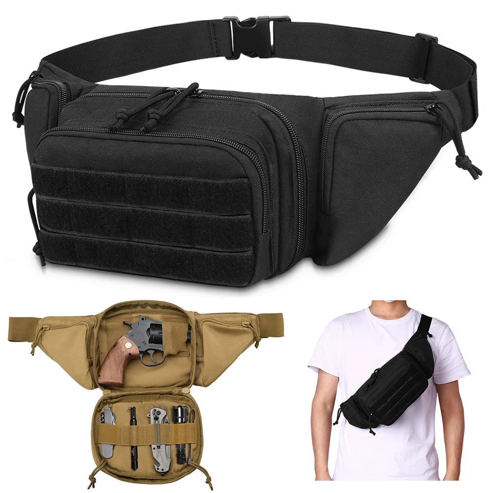 Taktische Waffen tasche verdeckte Pistole Hüft tasche Militär Pistole  Holster Gürtel tasche Outdoor Wandern Telefon Tasche für die Jagd Camping