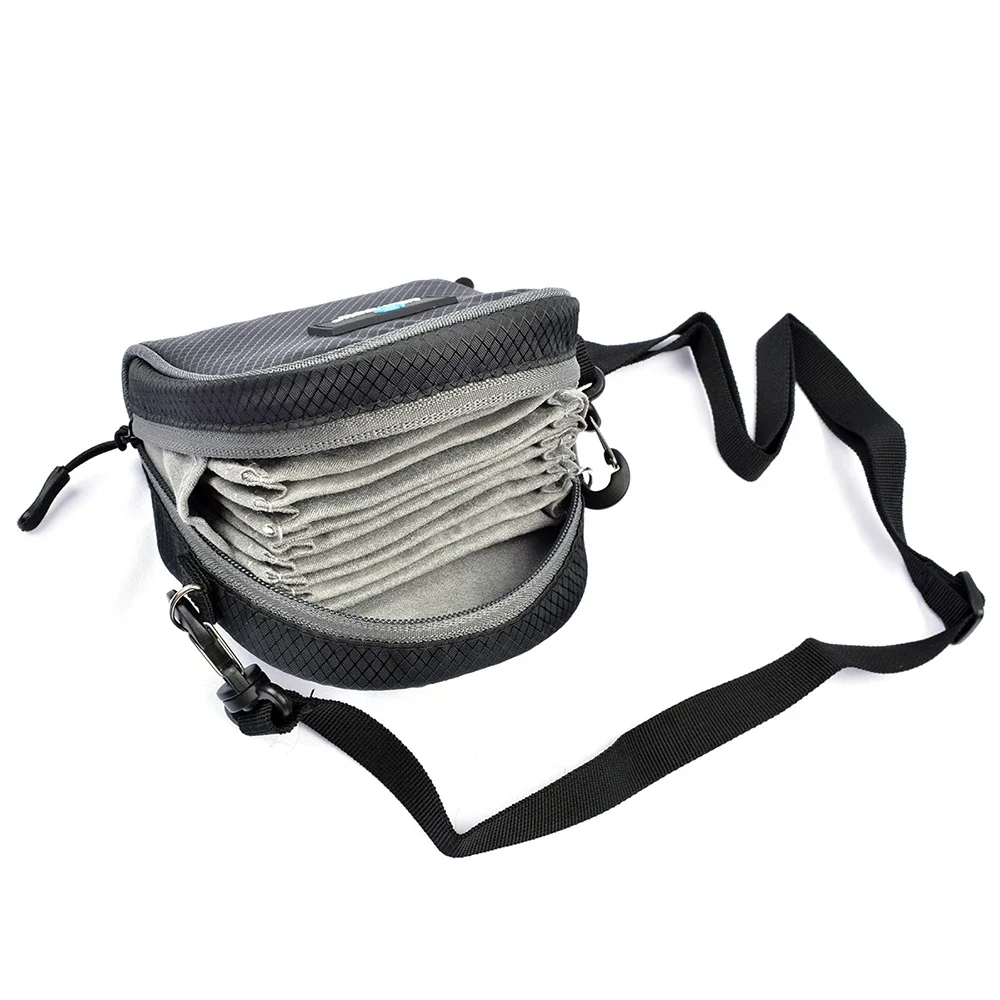 Portable Camera Filter Bag Dustproof Camera Lens Filter Bag Filter Pouch Shoulde