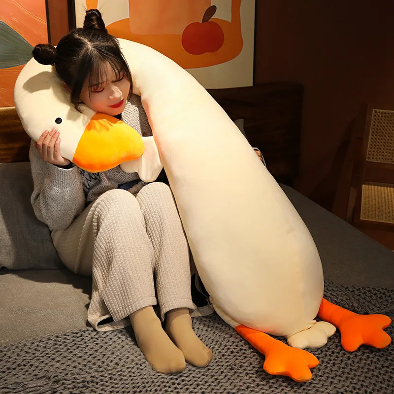 

100-150CM Girls Sleeping Clip Artifact Cartoon Animal Long Strip Pillow Removable and Washable Soft Comfortable Dinosaur Toys