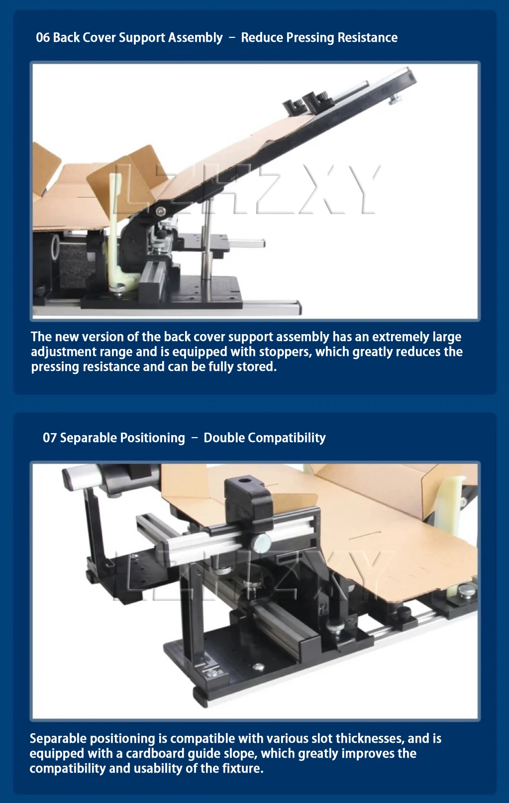 Aircraft Box Folding Auxiliary Fixture Adjustable Size Paper Box Auxiliary Machi