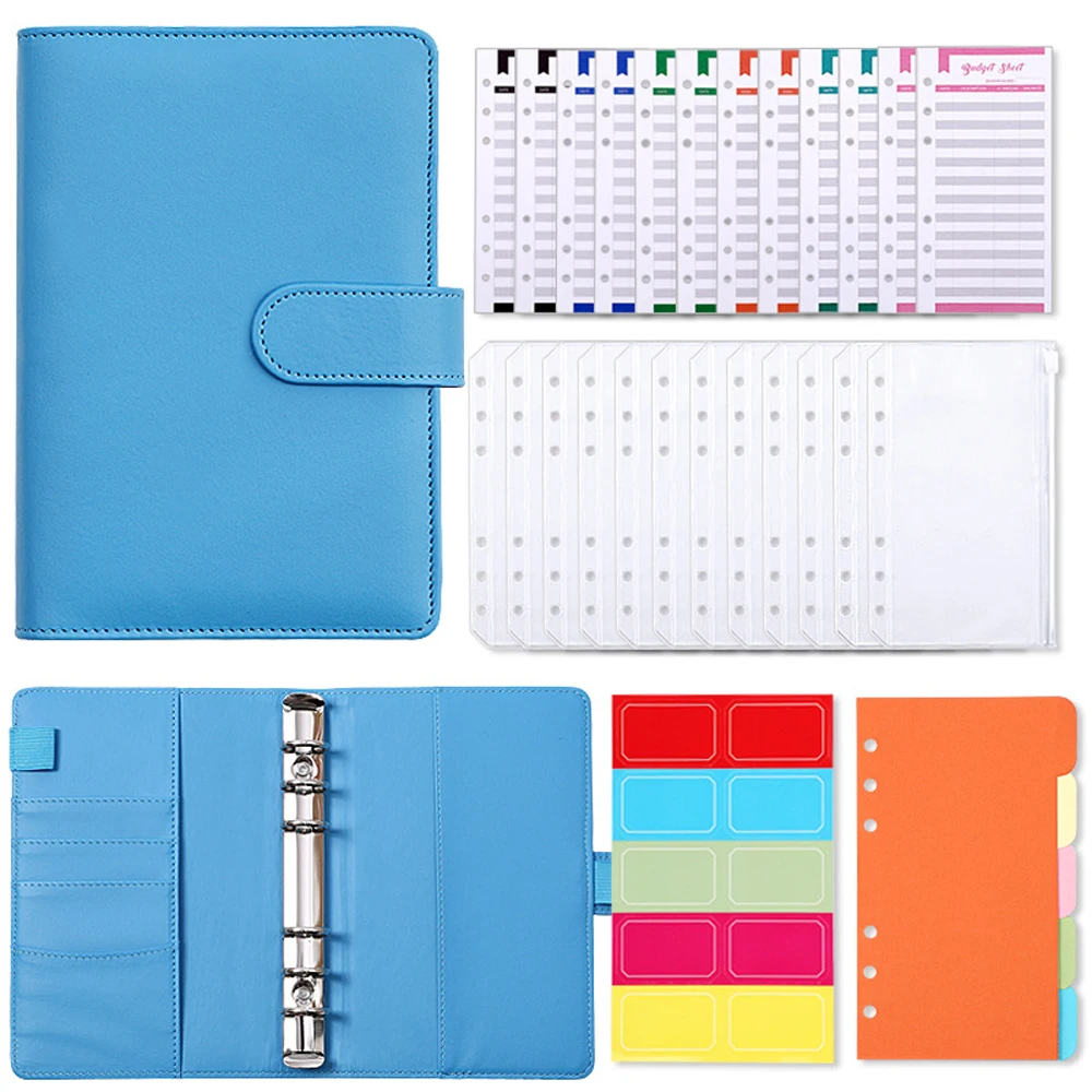 Mini Classeur Budgétaire A6 Avec Enveloppes PVC - Organise Ton Argent De Poche Facilement