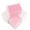 200 pcs/case Eyelash Glue Clean Cotton Piece Lint-Free Nail Gel Polish Remover Wipes Paper Cotton Makeup Removal Manicure Tools 6