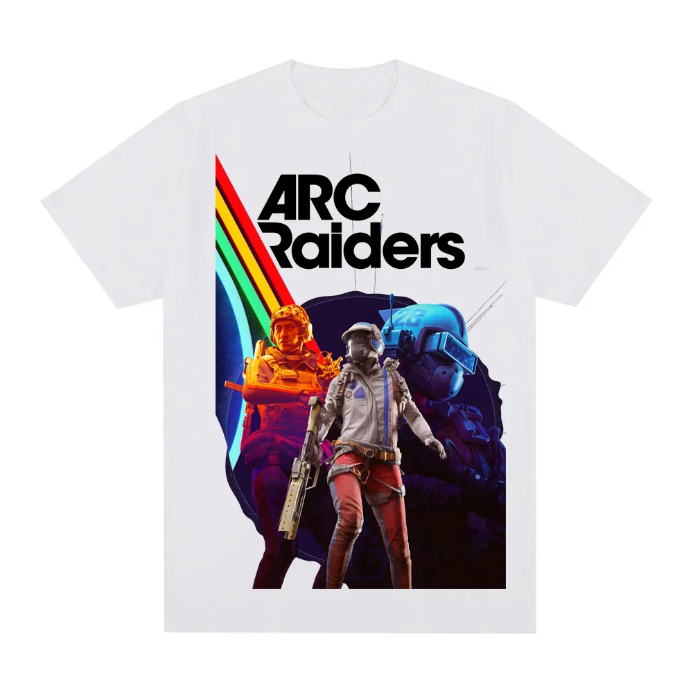 ARC Raiders Game Print T-Shirt 2025 New High Quality GAME Graphic Printing TEE 100%cotton Comfortable Round Neck Soft Tees