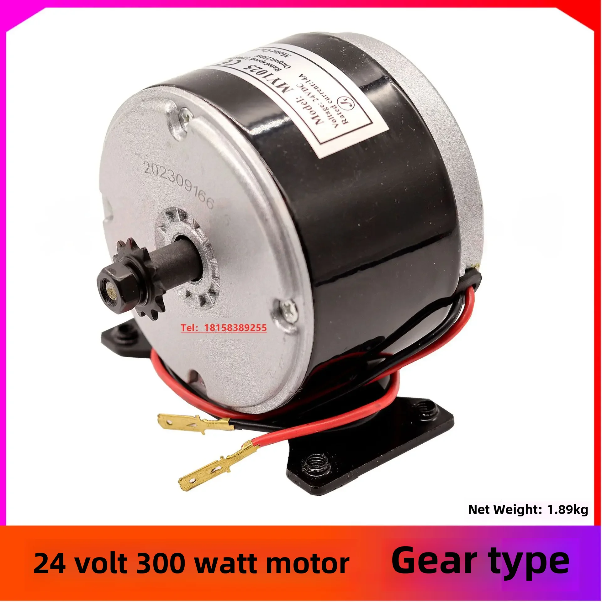 24V 300W Brush Motor [Gear type]]