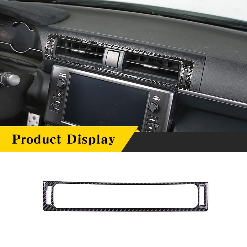 

Мягкая панель из углеродного волокна для Subaru BRZ 2022, центральное управление, внутренние аксессуары для автомобиля