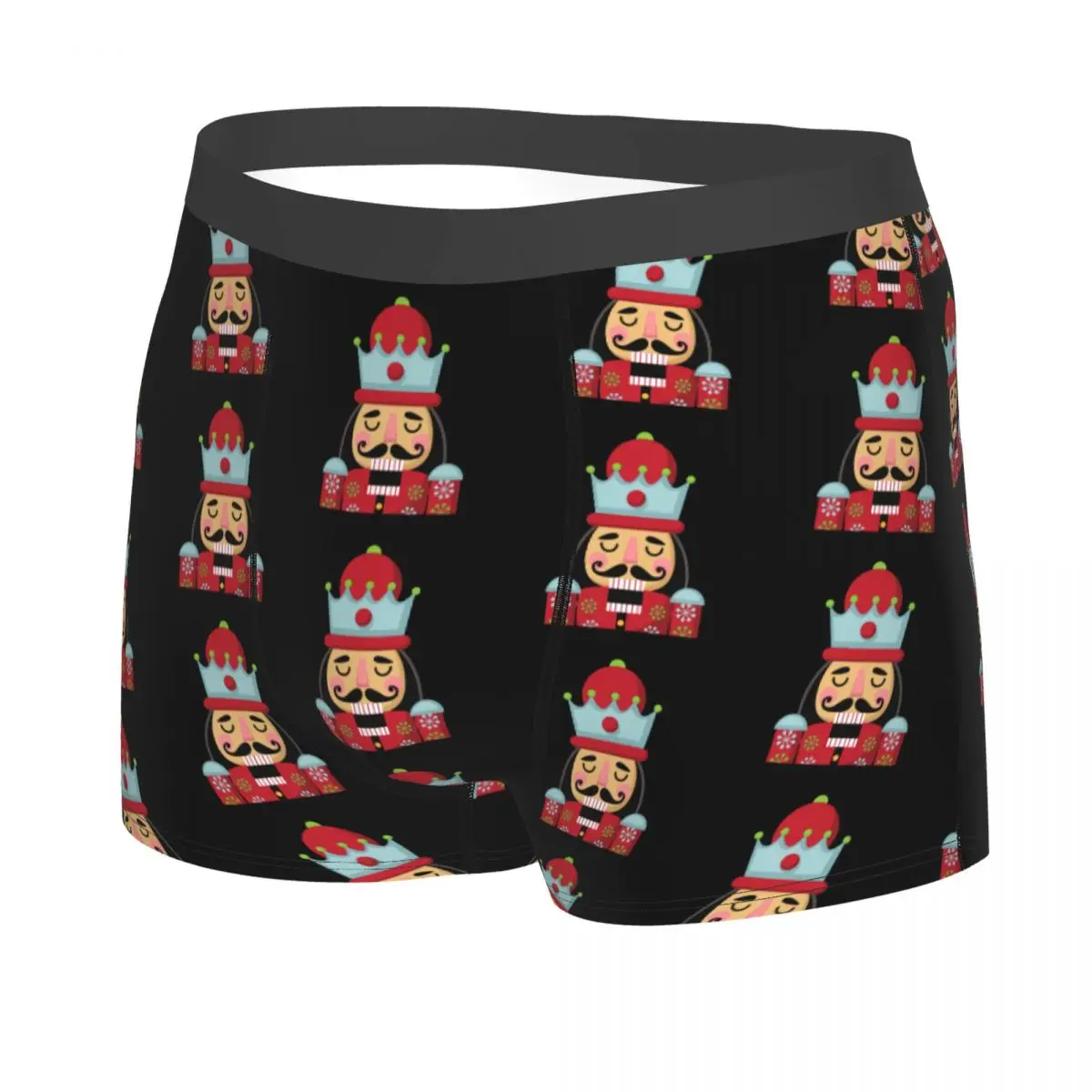 Nutcracker Boxer Shorts For Men 3D Print Male Cartoon Soldier Toy Christmas Gift Underwear Panties Briefs Breathbale Underpants 2