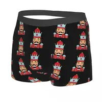 Nutcracker Boxer Shorts For Men 3D Print Male Cartoon Soldier Toy Christmas Gift Underwear Panties Briefs Breathbale Underpants 2