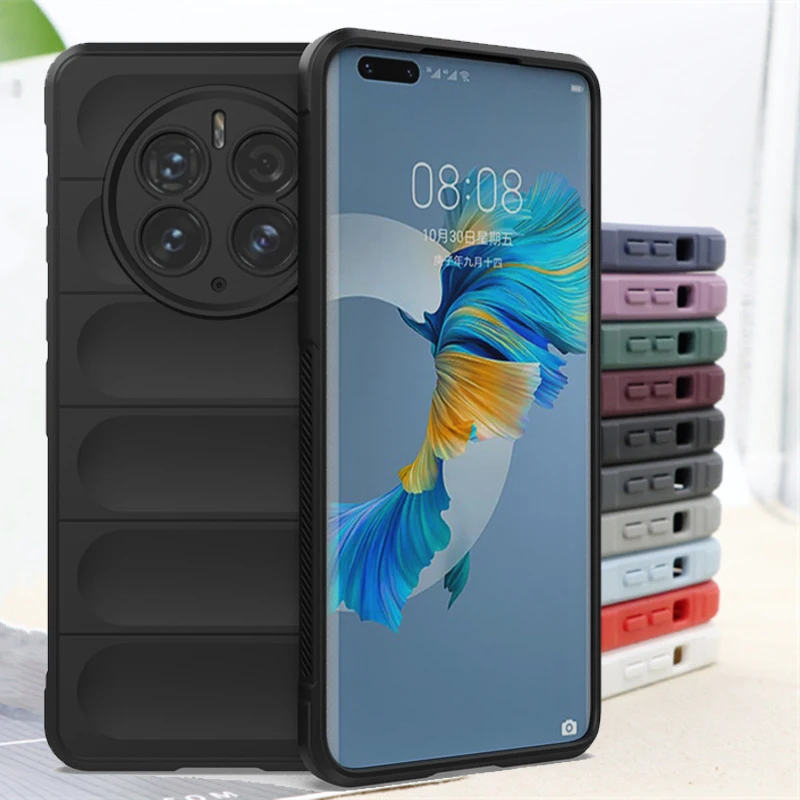

Чехол для Huawei Mate 50 Pro, чехол для Mate 50 Pro Capas, ударопрочный Многоцветный Бампер, мягкий ТПУ для Fundas Mate 50 Pro, чехол