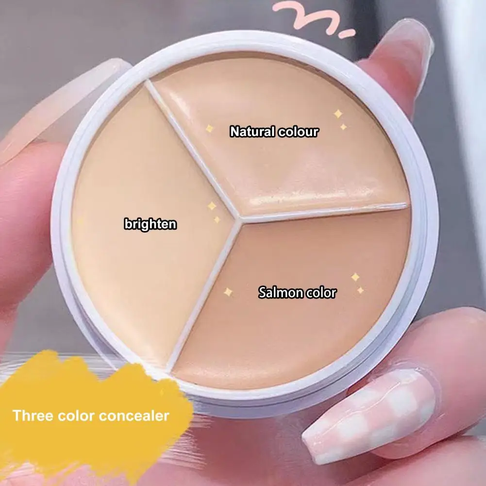 Waterproof Concealer for Dark Circles Long-lasting 3-in-1 Concealer Cream for Acne Marks Dullness makeup concealer waterproof concealer face concealer
