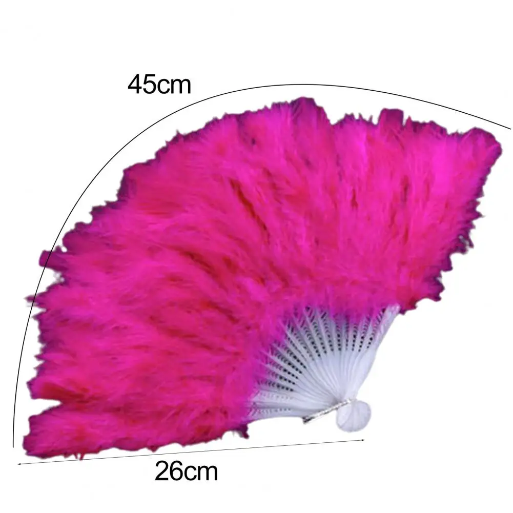 Hand Fan Wedding Feather Fan Bride Handheld Non-Folding Fans Cool Fans Wedding Photo Shooting Pose Home Decoration Prop