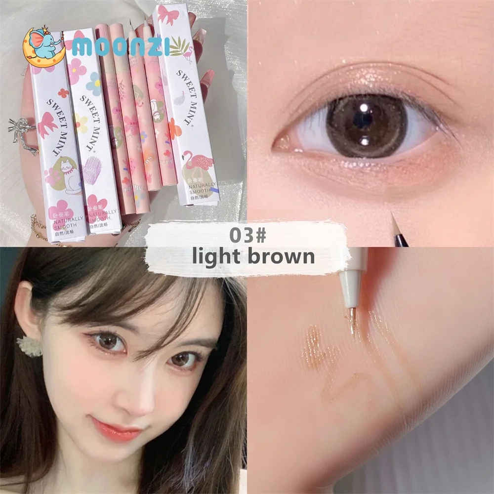 

1Pcs New White Eyeliner Makeup Smooth Easy to Wear Eyes Brightener Waterproof Fashion Eyes Liner Pencils Eye Makeup Tool