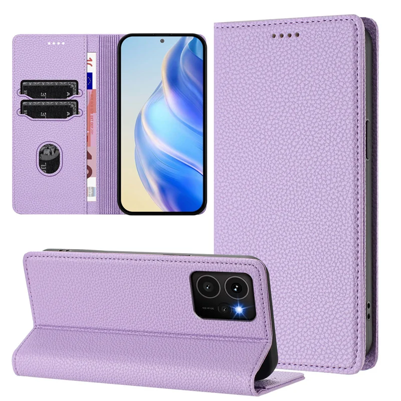 Magnetic Leather Wallet Flip Case - Premium Retro Cover