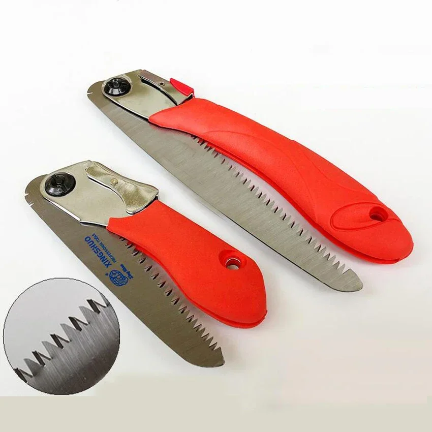 Folding Saw Portable Home Manual Pruning Garden Trimming Anti-Skip Hand Steel Tool