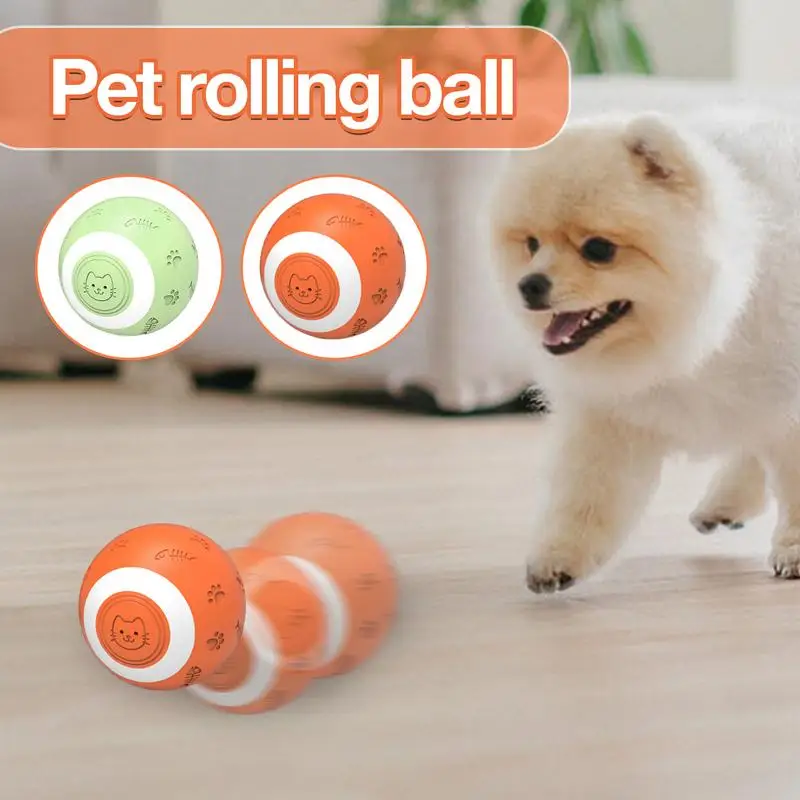 Multifunzione Cat Pet Gravity Rolling Ball Cat Dog Noia Toy Ball Smart Pet Yo-Yo Electric Fun Cat Ball Con Luci A Led