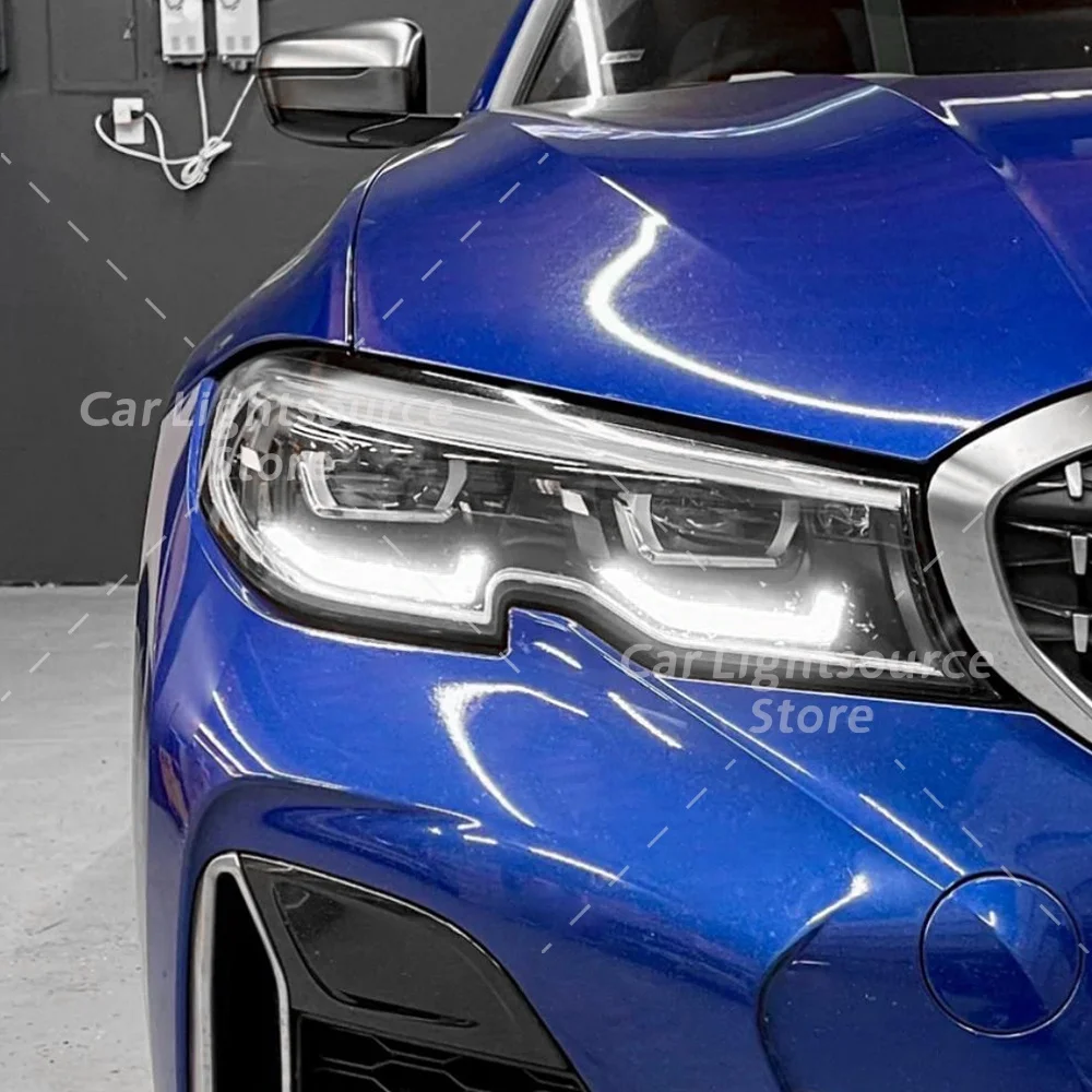 2019-2022 BMW 3 시리즈 G20 G21 헤드라이트 주간 주행등 칩 모듈 63118496133용 화이트 DRL LED 보드 엔젤 아이즈