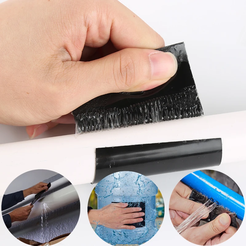 

Adhesive Tape Repair Tape 5-150cm Super Strong Waterproof Tape Fiber Stop Leaks Self Bathroom Duct Sealing Fix Insulating Tape