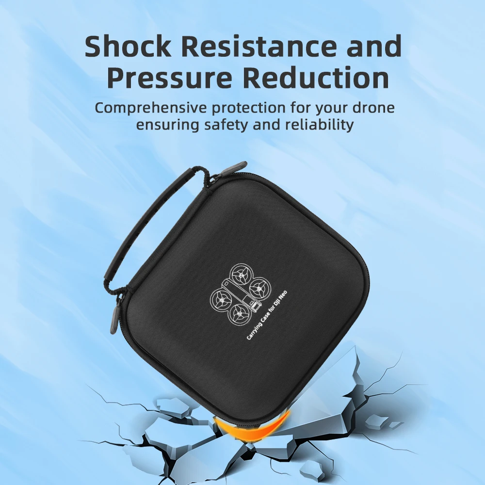 Drone Accessories Drone Storage Bag DJI Case Drone Case BRDRC Carrying Case for DJI NEO Drone Mini Portable Storage Bag Shockproof Case Handbag Travel Outdoors Bag for NEO Accessories
