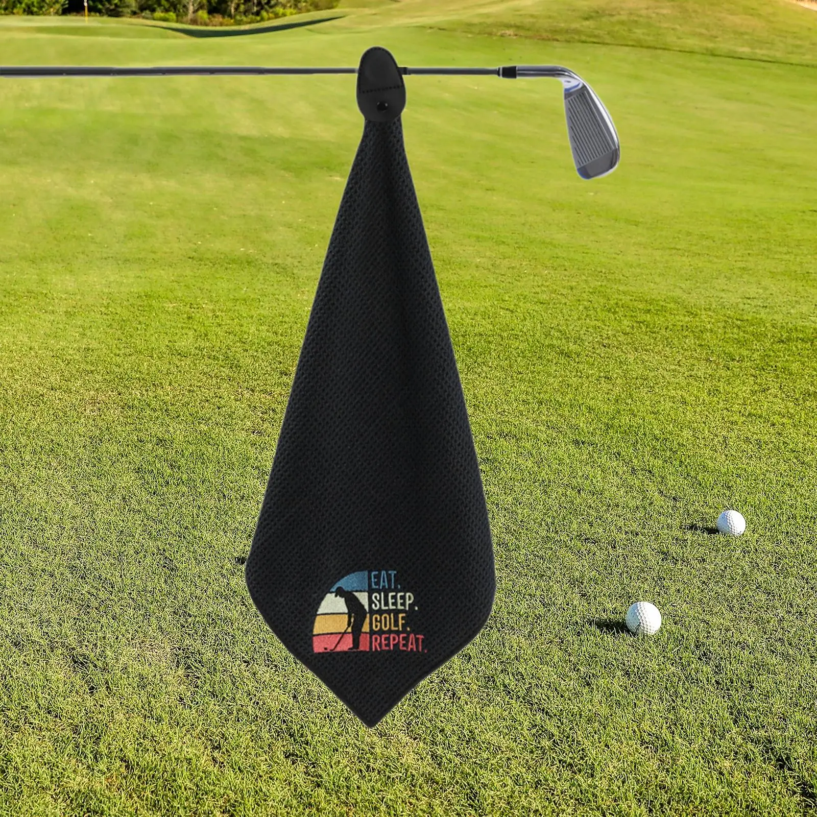 

Полотенце для чистки мяча для гольфа подарок для мужчин и женщин карманное магнитное полотенце для гольфа