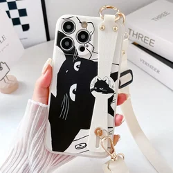 SoCouple Cat Neck Lanyard Wrist Strap Holder Phone Case Cover for A53 (XG23XW)