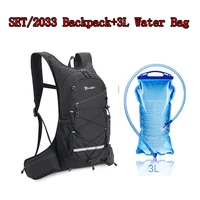 Bicycle Water Bag Set 3L Water Bladder Rucksack Outdoor Sports Knapsack MTB Cycling Hiking Climbing Running Hydration Backpack 2