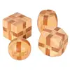 Brain Teaser Puzzle Unlock Interlock Game IQ Test Toy 3D Puzzle Magic Ball  Intelligence Game Educational Toys for Kids Adults 3