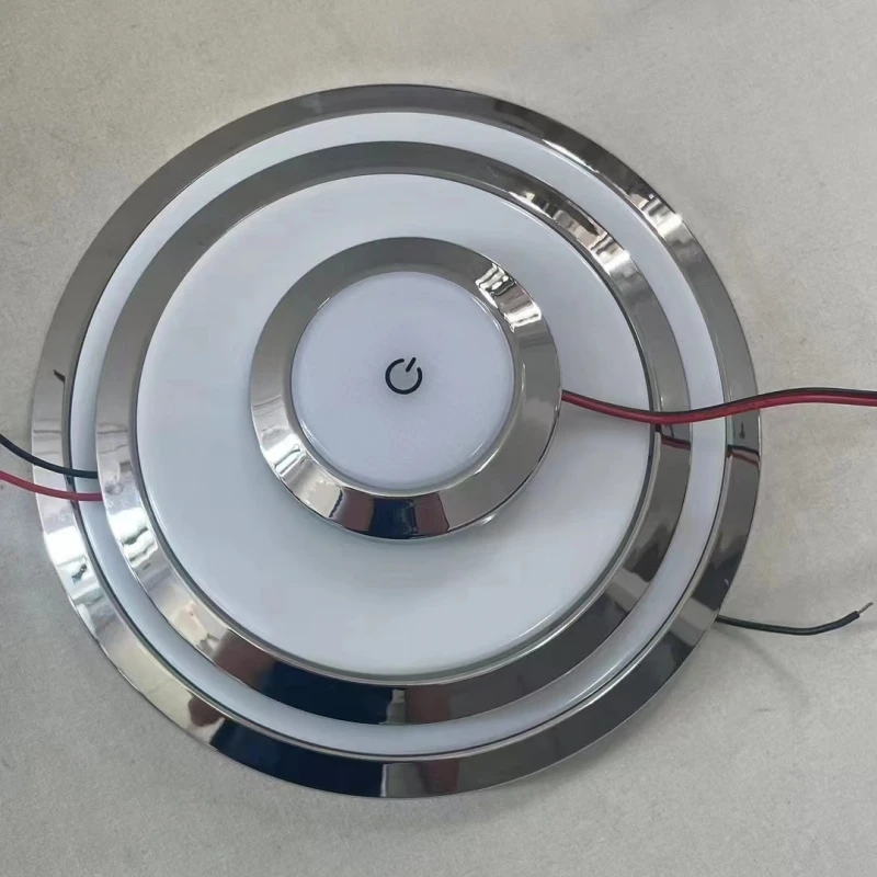 Description Picture 3 of itemTopoch 12V RV LED Ceiling Lights for Truck Trailer 24V Ultra Thin Downlight LED Puck Lamp Camper Caravan Boat Roof Dome Lighting