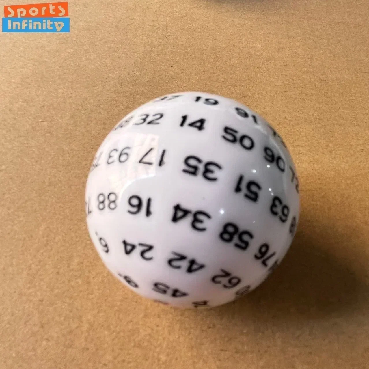 Game Dice Dice Set 1pcs 100 Faces Round Ball Multicolor Digital for DND TRPG RPG Cthulhu Gaming