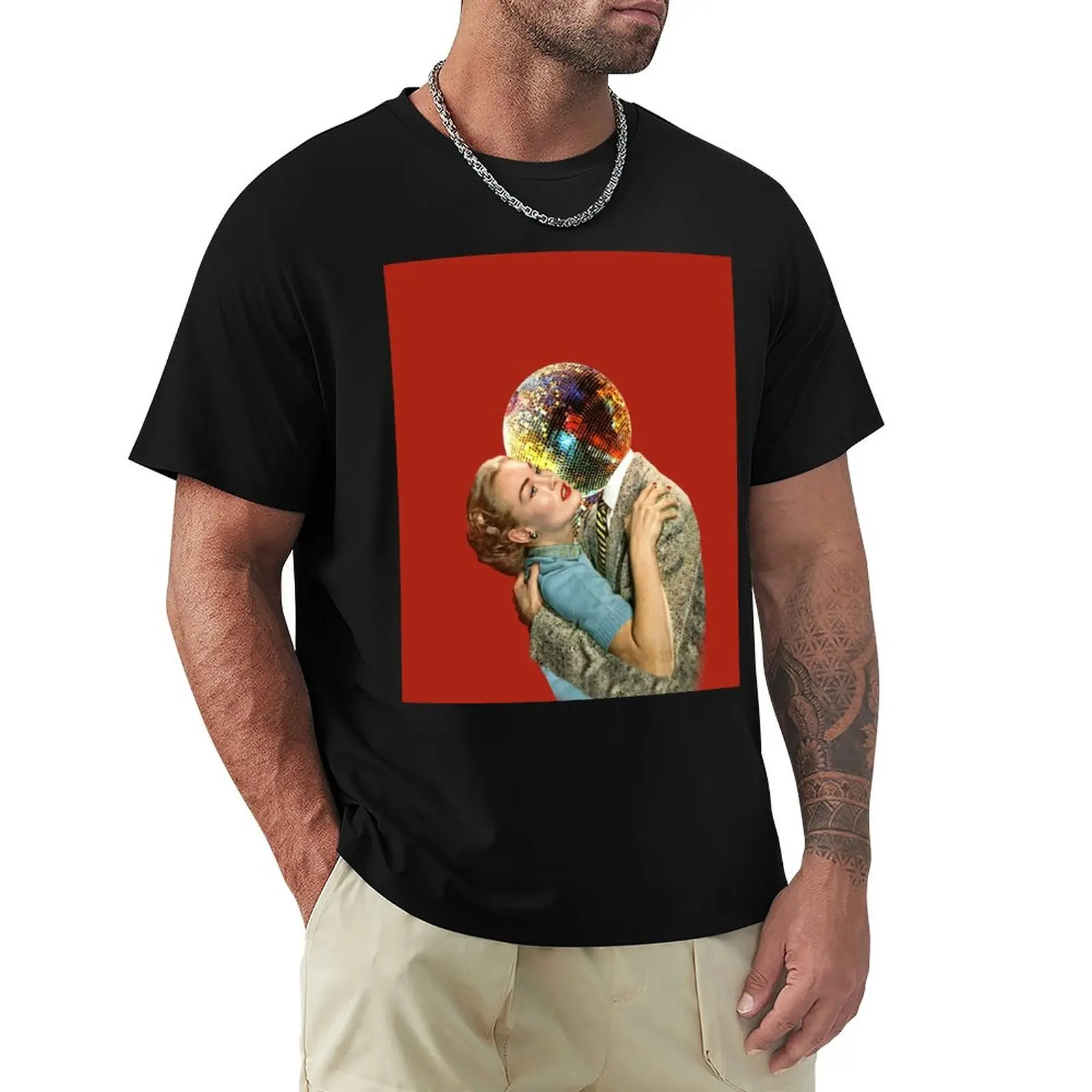 

Discothèque T-Shirt Aesthetic clothing T-shirt short custom t shirt graphics t shirt black t-shirts for men