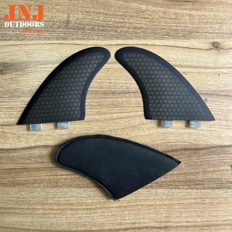JNJ FCS I Fiberglass Twin Fins Thruster, 5.5 inch 2