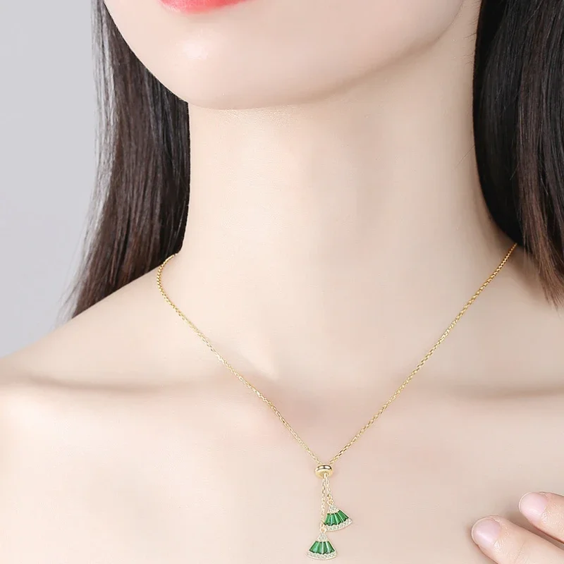 

Женское короткое ожерелье из серебра 2024 пробы, в китайском стиле