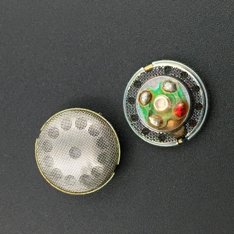 14.7mm Mini Headset driver 32ohm Headphone Speaker Unit With Metal Mesh Cover For 15mm Earphone diy Vocal good New Arrivals 2PCS