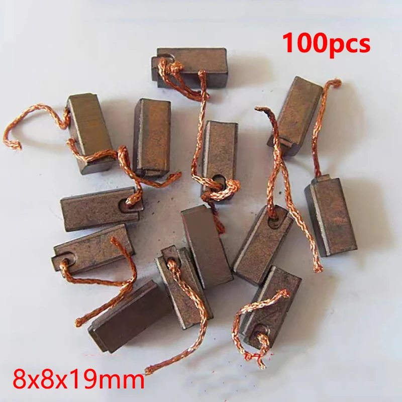 Carbon Brushes 100pcs for Automobile Heater Blower Fan Air-blower Car Motor