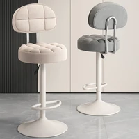 Bar chairs, modern minimalist stools, rotating bar stools, home bar chairs, counter round stools, rotating chairs