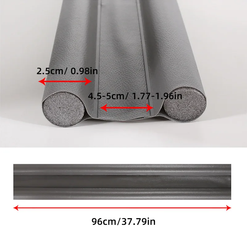 PU Under Door Draft Stopper Bottom Door Sealing Strip Wind Noise Acustic Foam Under Door Stripping Seal Blocker Guard Holder