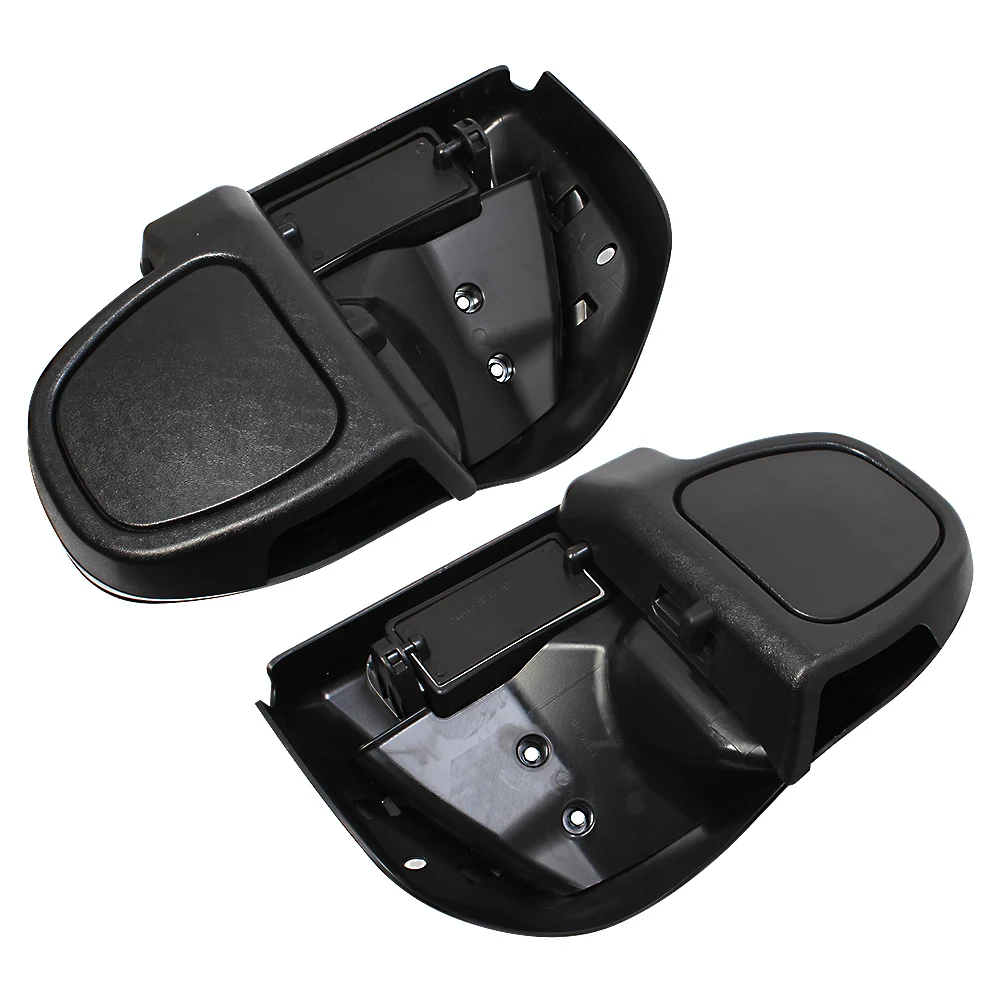 Motorcycle Gloss Black Lower Vented Leg Fairing Glove Box For Harley Touring Road King Electra Street Glide 2014-