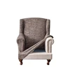 Wing Chair Slipcovers 2 Pieces Stretch Spandex Wingback Chair Covers Sofa Slipcover Printing Wingback Armchair Slipcovers 3