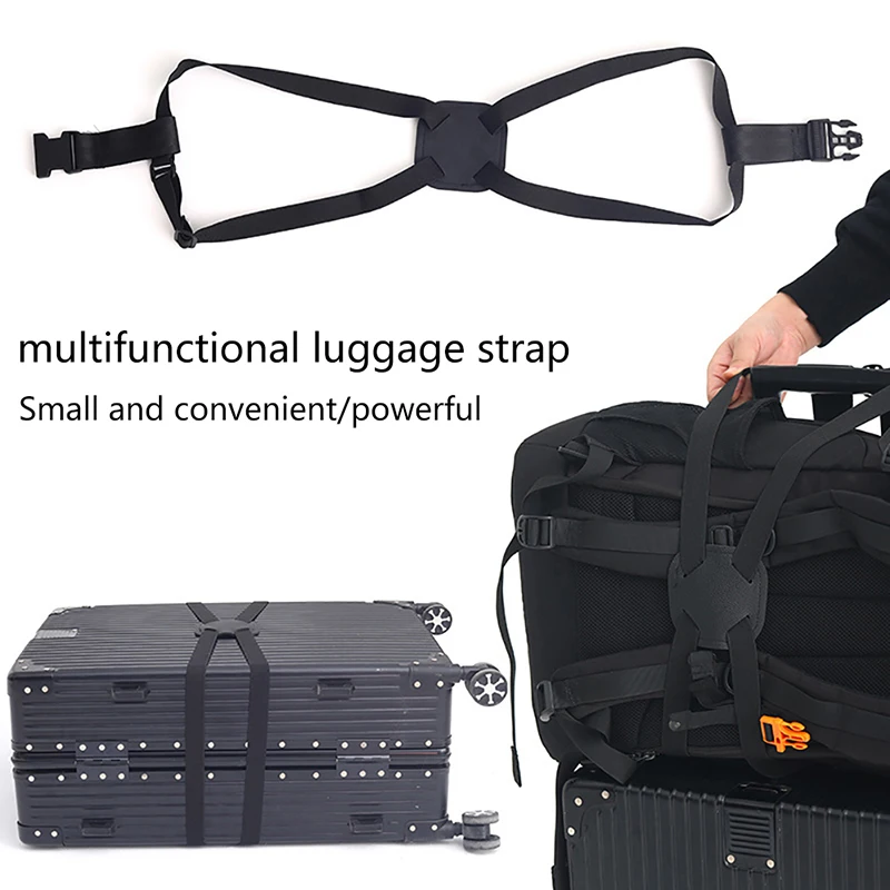 

Elastic Telescopic Luggage Binding Belt Adjustable Travel Bag Fixed Belts Elastic Cord Cross Packing Belt Suitcase Binding Belts