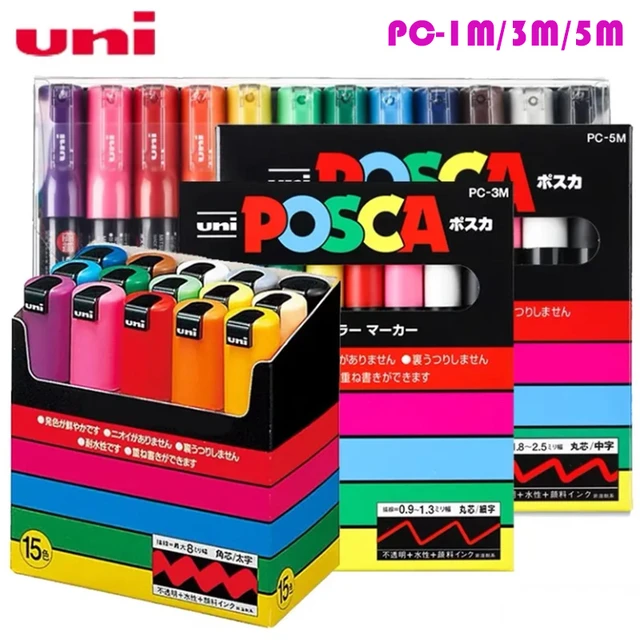 Uni Posca PC-3M Pen Case 12 set Main Colors