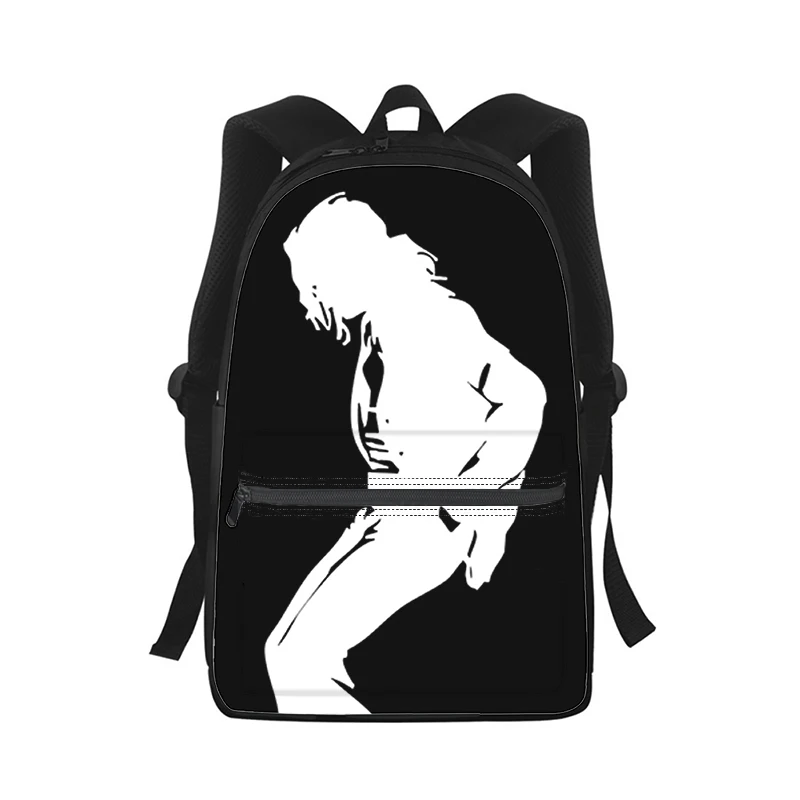 Michael Jackson Men Women Backpack 3D Print Fashion Student School Bag Laptop Backpack Kids Travel Shoulder Bag