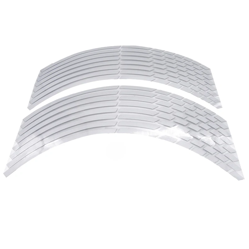 16pcs 17"18"19" Motorbike Tire Decals Trim Strips for Yamaha Suzuki Kawasaki Motorcycle Car Wheel Sticker Reflective Rim Tape