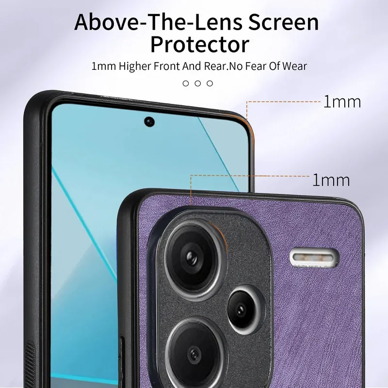 Luxury Leather Back Cover - Premium Protection Case