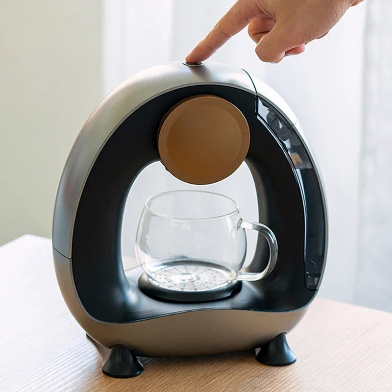 Portable Coffee Machine Super Quiet Cafetera Coffee Maker for Office Home Compatible with Coffee Powder 4