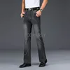 Jeans Men 2023 Mens Modis Big Flared Jeans Boot Cut Leg Flared Loose Fit high Waist Male Designer Classic Denim Jeans Pants 4