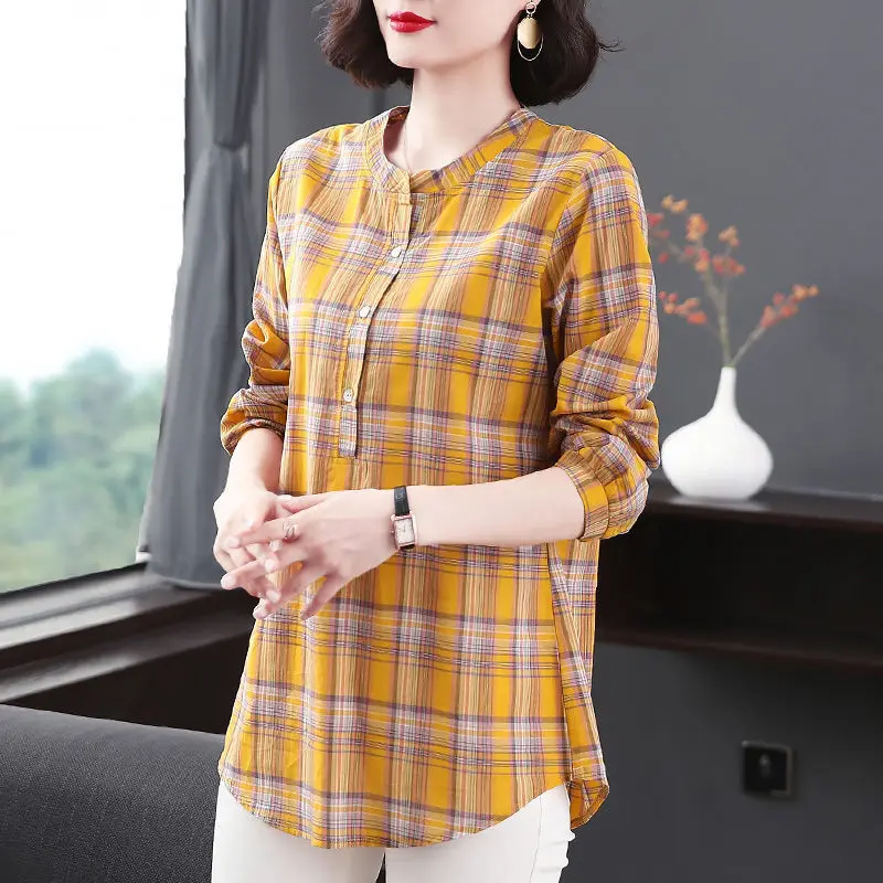 売れ筋商品|||セカンド デイ シャツ レディース トップス ALARIC VOILE - Blouse - sand EasyGala Womens Double Lined Long Sleeve Shirts Crewneck