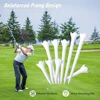 50pcs Professional Golf Tees 38mm/70mm/83mm Length Plastic Tee System for Golfers 6