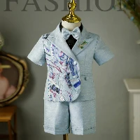 

Children Suits Boy Summer Autumn Wedding Baby Birthday Piano Performance Costume Kids Baptism Eid Festival Sets