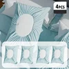 4pcs Soft Disposable Travel Pillowcases Non-Woven Fabric Hand Washable Suitable for Hotels Beauty Salons Travel Outdoor Camping 1