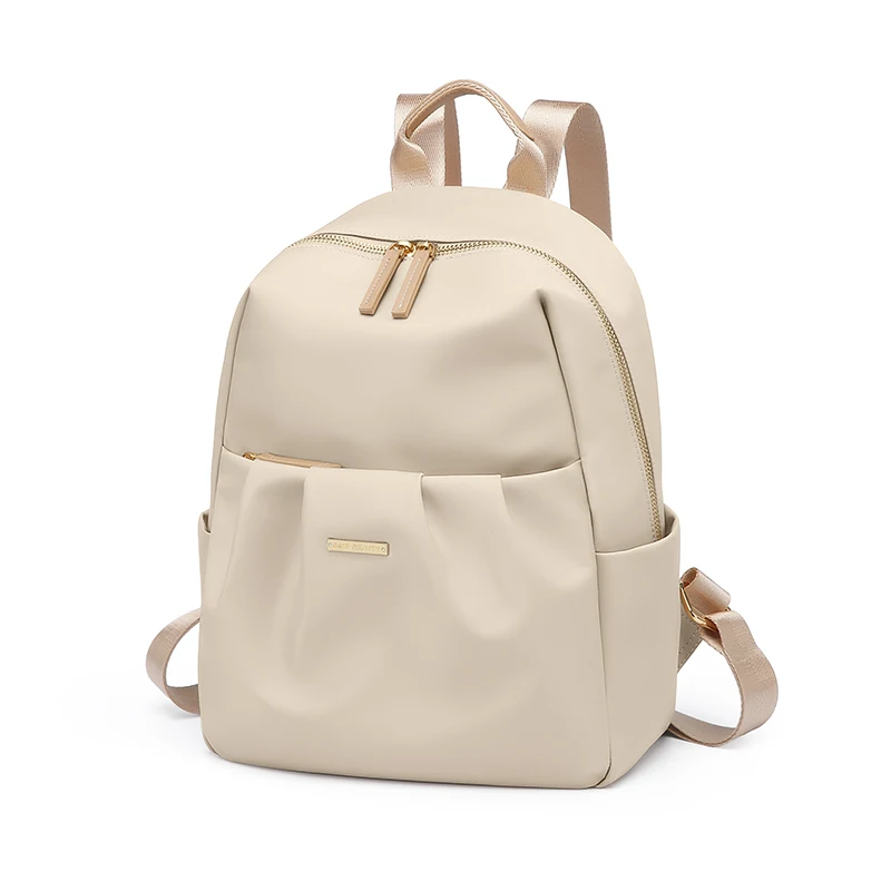GOLF Cute Backpacks for Women Elegant Ladies Backpack Purse Solid Color Small Back Pack Bags Multi Pockets Aesthetic Female Bag 3