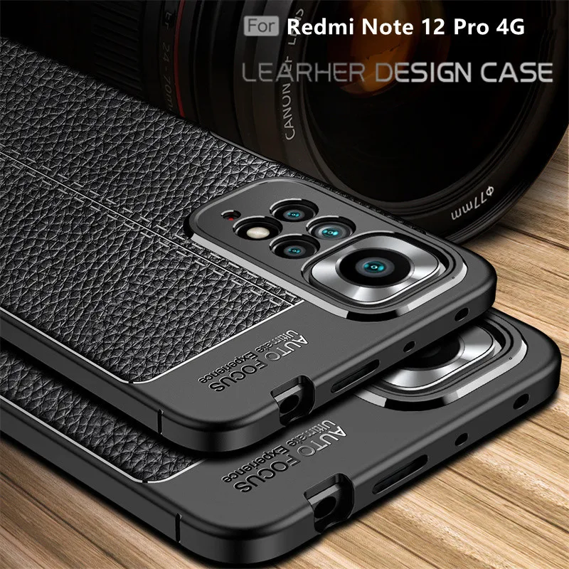 Custodia Per Xiaomi Redmi Note 12 Pro 4G Cover Per Redmi Note 12 Pro 4G Capa Paraurti Tpu In Morbida Pelle Per Fundas Redmi Note 12 Pro 4G
