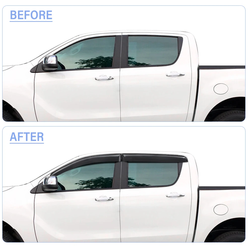 Mazda BT-50 Window Visors – 3